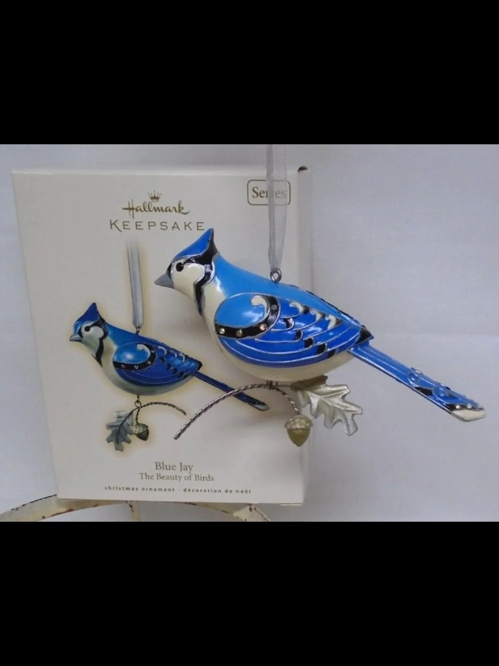 Hallmark Keepsake Ornament 2007 Blue Jay The Beauty of Birds 3rd In Series